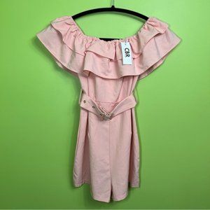 CBR pink romper NWT size S